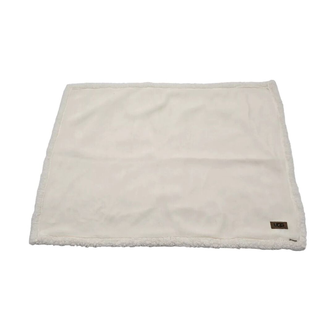 Ugg Sherpa Pillowcase White Teddy Fleece Fuzzy Sham Cover Plush King Size 26x19